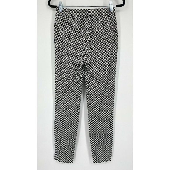 Betabrand Dress Pant Yoga Pants Size XS Straight Leg Catstooth Print Stretch - Picture 8 of 11